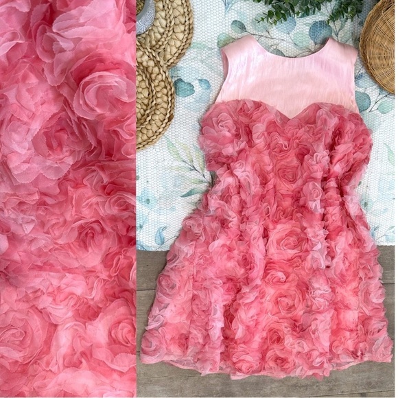 boutique. Dresses & Skirts - New Boutique Sample Handmade Tulle Rosette Women’s Baby Doll Dress Size Small